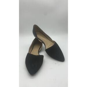 Naturalizer Samantha flats 8 women black leather pointed toe comfy minimalist